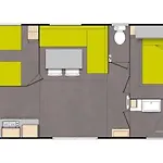 Mobil-home A Avec Terrasse - Api-1-52-258 キャンプ場 *